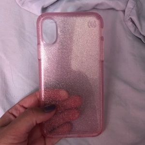 Speck glitter shell iphone x case